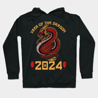 Year Of The Dragon 2024 Chinese Lunar 2024 Hoodie